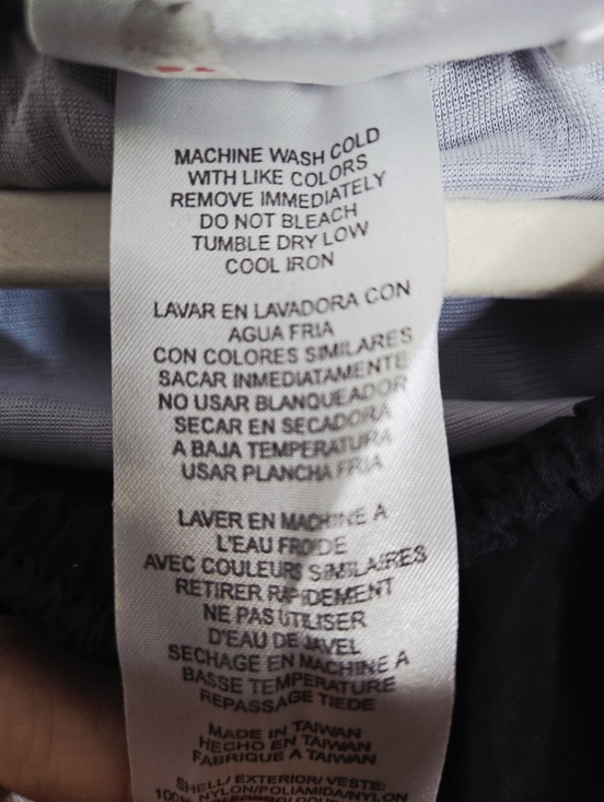 adidas Black Shorts with Blue Logo Accent Vintage 90s - Picture 3 of 8